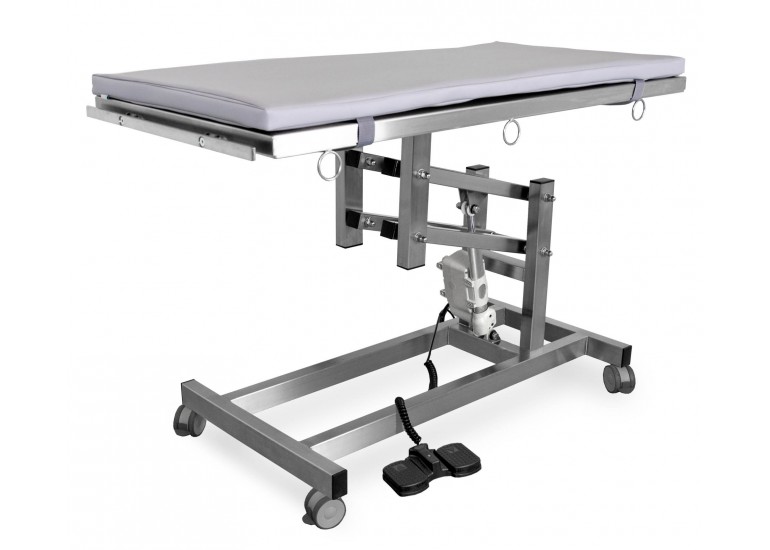 Tavolo chirurgico veterinario in acciaio inox J-VET 1 E K S/S