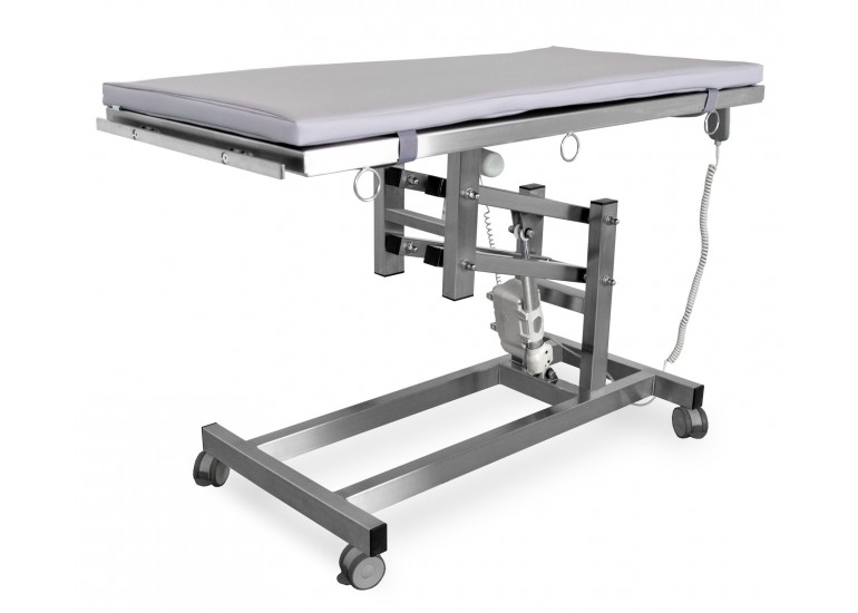 Tavolo chirurgico veterinario in acciaio inox J-VET 2 E K S/S