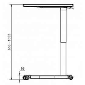 Surgical instrument table SNW2