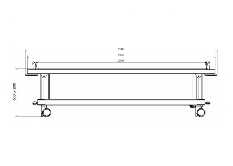 Fixed-Height X-ray Table JXR 1