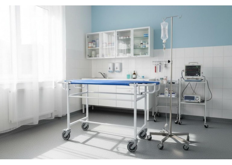 Cărucior cu targă veterinară JVN 1