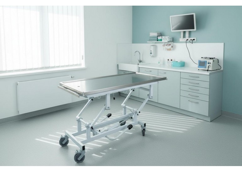 Tavolo veterinario GOLIAT 2 SLVR