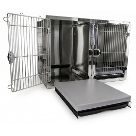 Gabbia veterinaria L - 118 × 66 × 81 cm