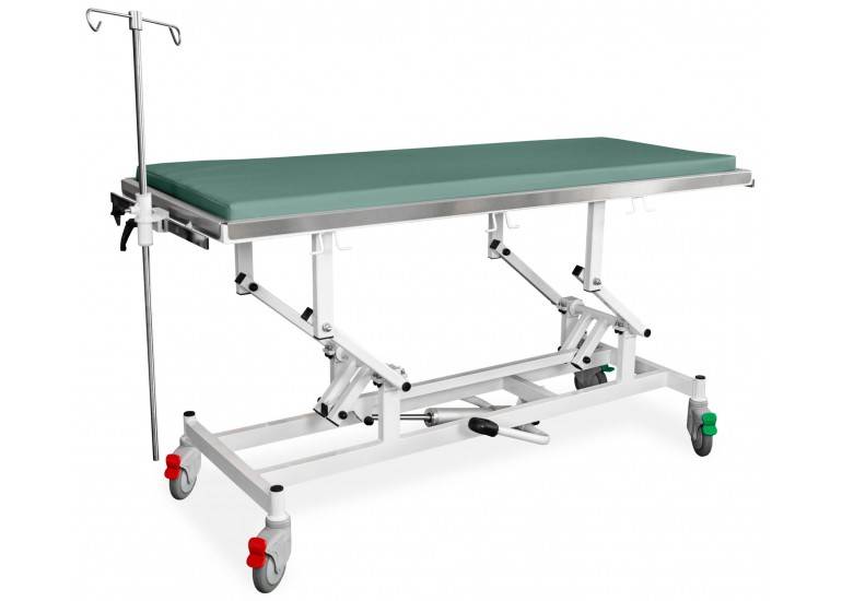 Carrello per tavolo da visita veterinario GOLIAT SLVR